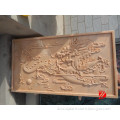 Stone dragon relief carving sculpture